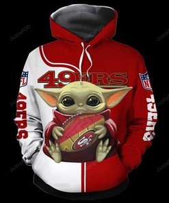 Baby Yoda Tampa Bay Lightning Nhl 3D All Over Print Zip Up Hoodie Option