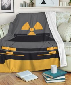 Back To The Future De Lorean GMC Flux Capacity BTF Blanket