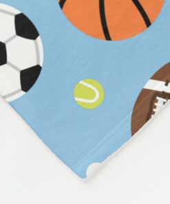 Balls Sports Themed Pattern For Boys Blanket