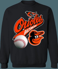 Baltimore Orioles Vintage 90's MLB Crewneck Sweatshirt Hoodie Shirt Gifts for Fans