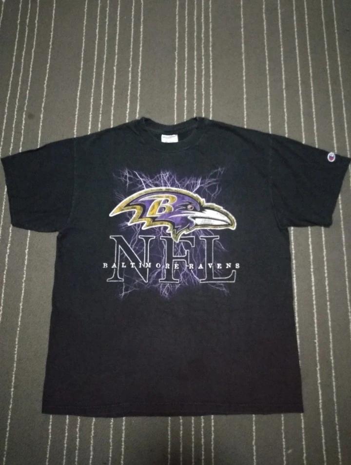 Baltimore Ravens Champion Tshirt Pullover Hoodie Crewneck Sweatshirt Reprinted Full Color Full Size Gifts For NFL Fans