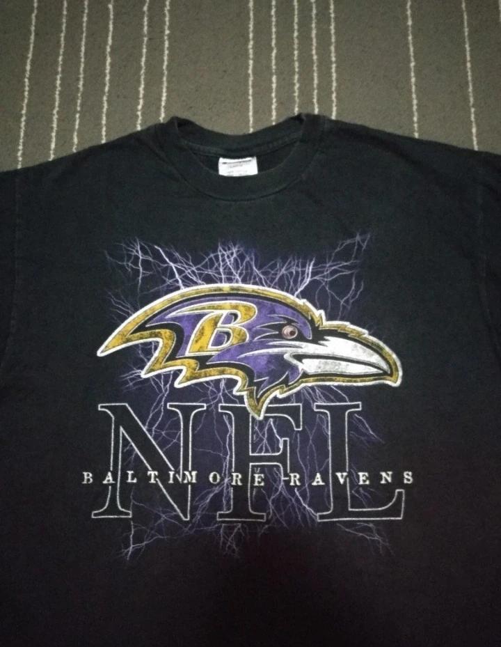 Baltimore Ravens Champion Tshirt Pullover Hoodie Crewneck Sweatshirt Reprinted Full Color Full Size Gifts For NFL Fans - Image 2