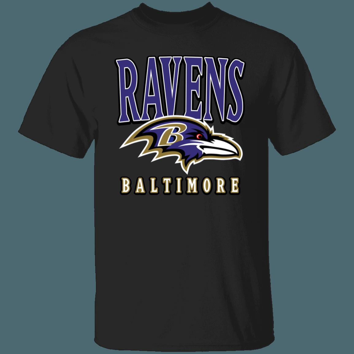 Baltimore Ravens Vintage NFL T-Shirt Sweatshirt Hoodie Gifts for Fans