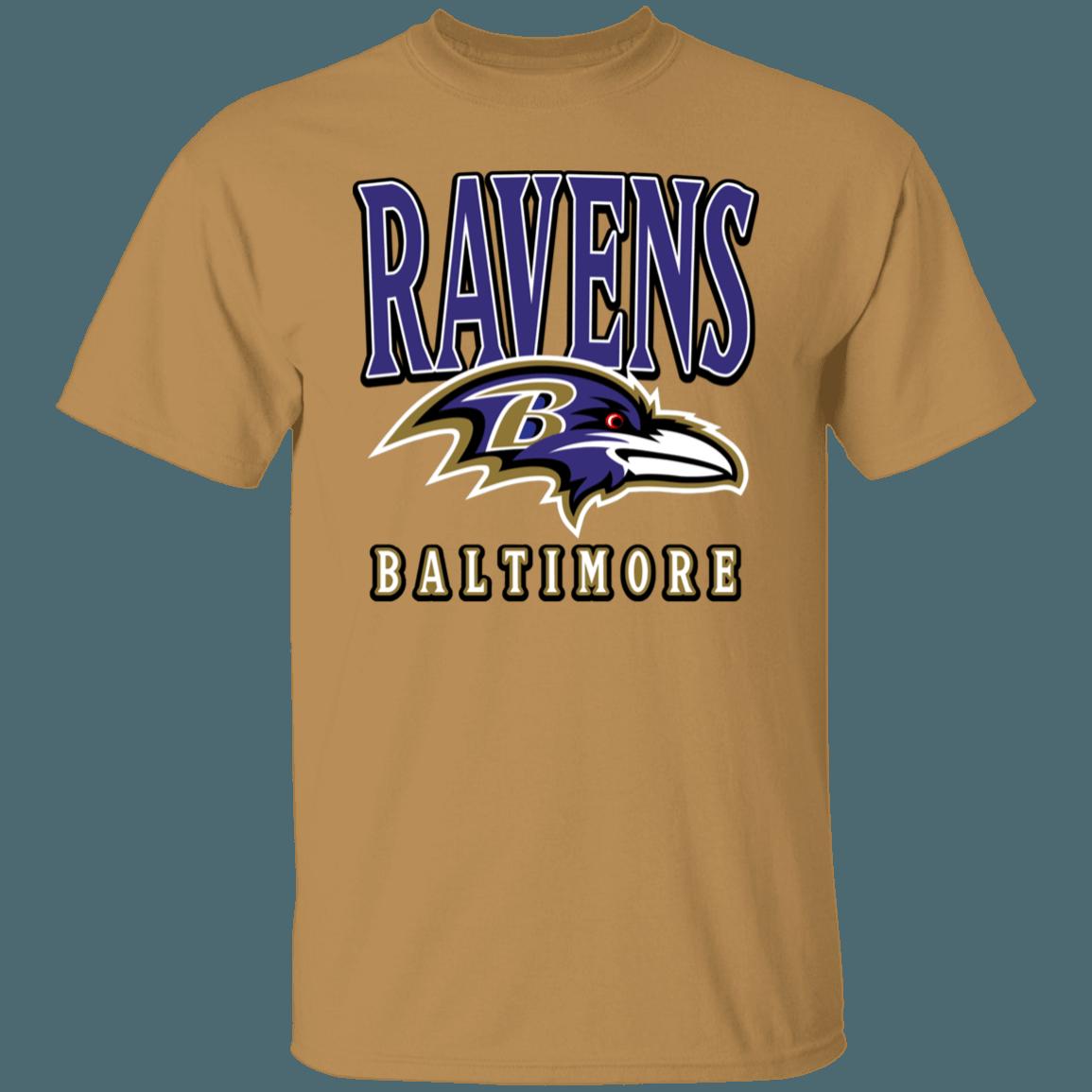 Baltimore Ravens Vintage NFL T-Shirt Sweatshirt Hoodie Gifts for Fans - Image 4