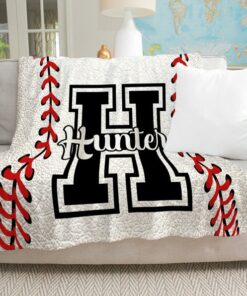 Baseball Blanket, Baseball Gift, Baseball Gift For Boys, Custom Sports Gift, Team Gifts, Sports Blanket