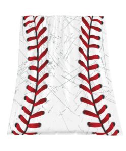Baseball Blanket Baseball Texture, Blanket Soft Warm For Bed Sofa Baseball Gifts For Boys Adults Kids All Season