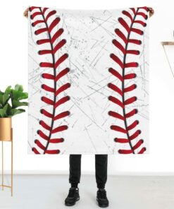 Baseball Blanket Baseball Texture, Blanket Soft Warm For Bed Sofa Baseball Gifts For Boys Adults Kids All Season