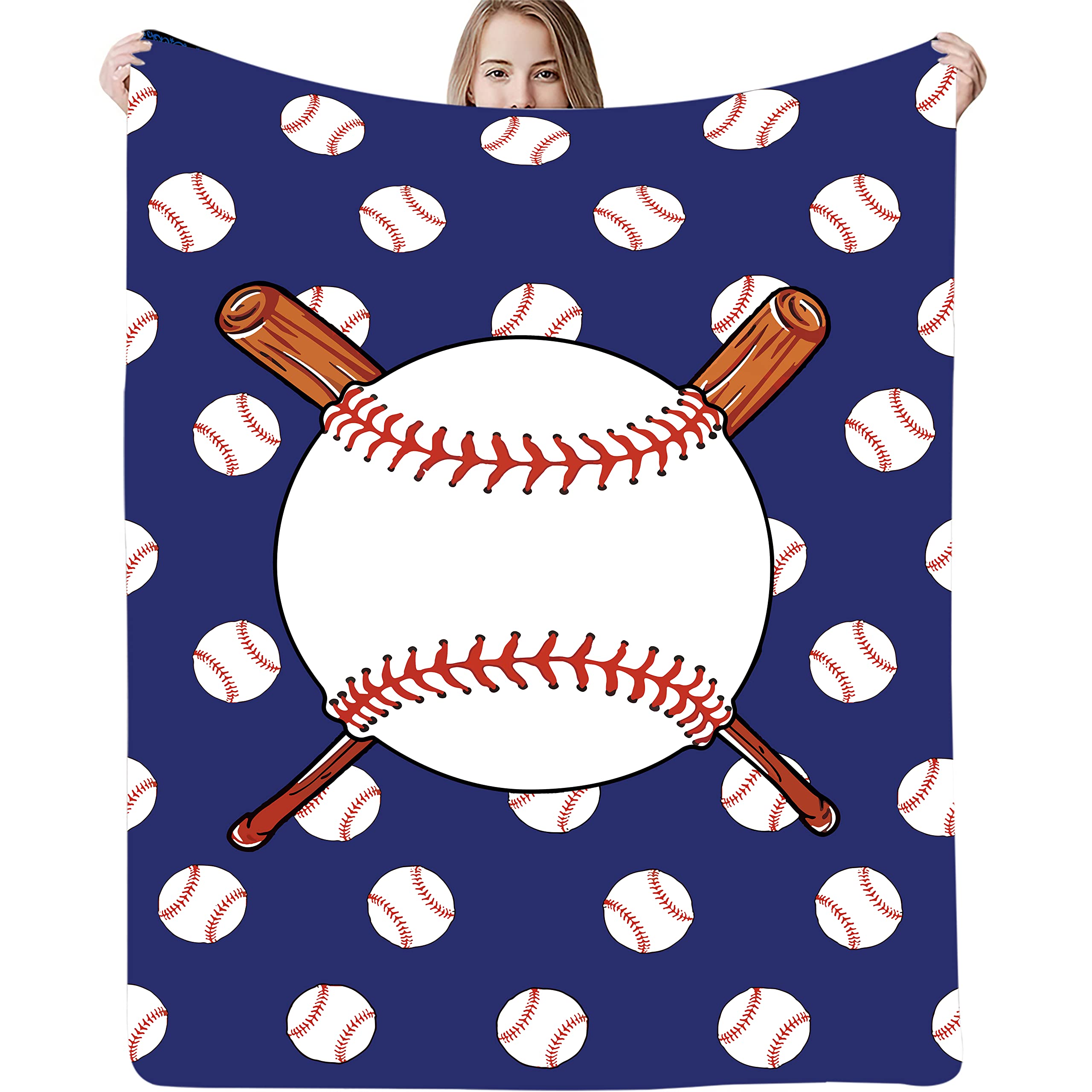 Baseball Blanket For Kids And Adults Gifts, Blanket For Couch Sofa Bedding Living Room