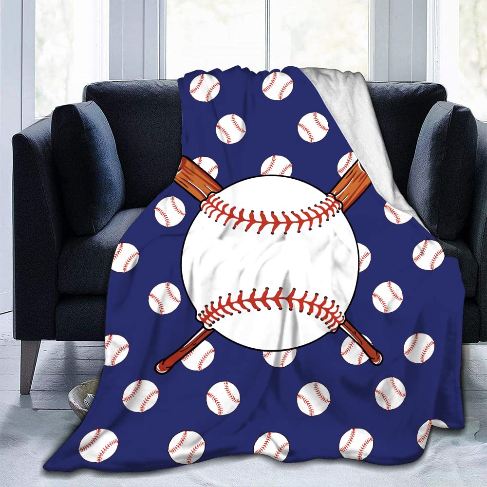 Baseball Blanket For Kids And Adults Gifts, Blanket For Couch Sofa Bedding Living Room