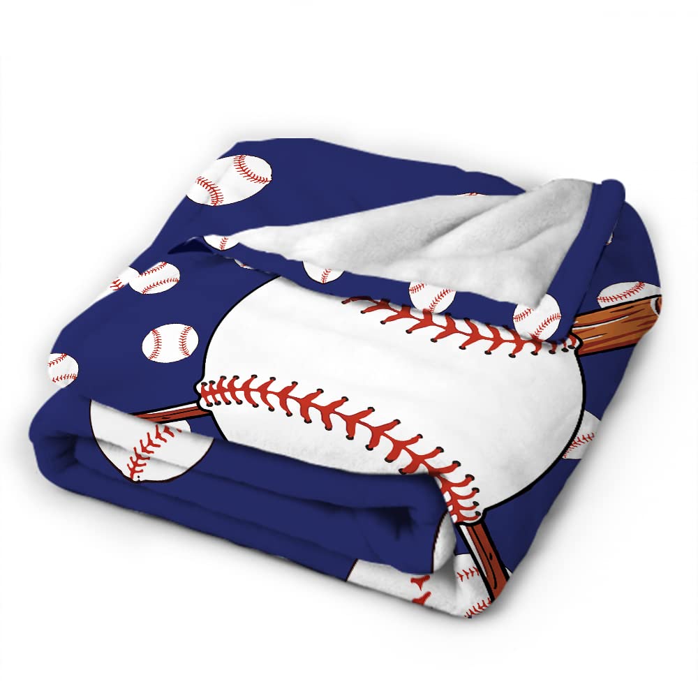Baseball Blanket For Kids And Adults Gifts, Blanket For Couch Sofa Bedding Living Room
