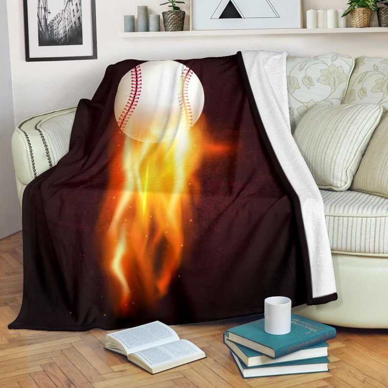 Baseball Fire Blanket, Gift Boys, Baby