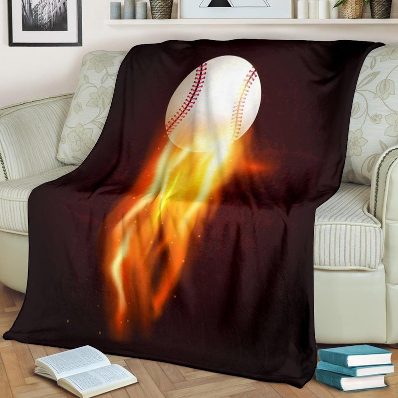 Baseball Fire Blanket, Gift Boys, Baby