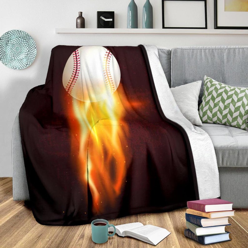 Baseball Fire Blanket, Gift Boys, Baby