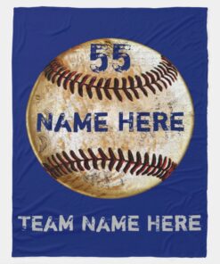 Baseball Team Gifts Baseball Blanket
