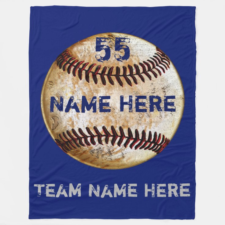 Baseball Team Gifts Baseball Blanket