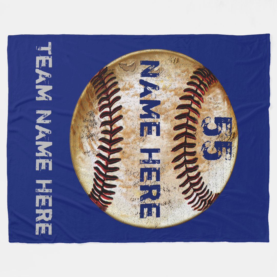 Baseball Team Gifts Baseball Blanket