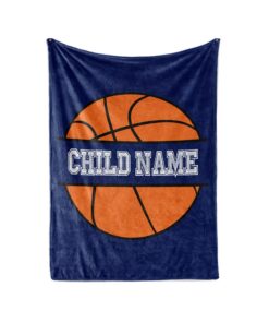 Basketball Player - Personalized Custom Fleece And Sherpa Blankets With Your Child'S Or Family Name
