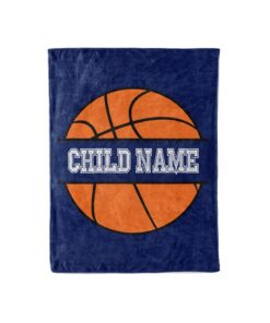 Basketball Player - Personalized Custom Fleece And Sherpa Blankets With Your Child'S Or Family Name