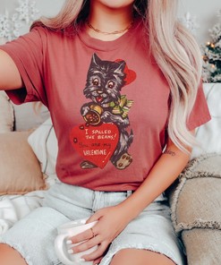 "Be My Valentine" Scotty Dog Comfort Colors T-Shirt - Valentine's Day Gift