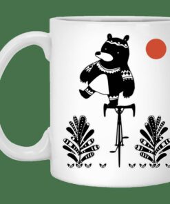 Bear On A Bike Mug Gifts for Friends, Gifts for Valentine Day, Coulpe Gifts
