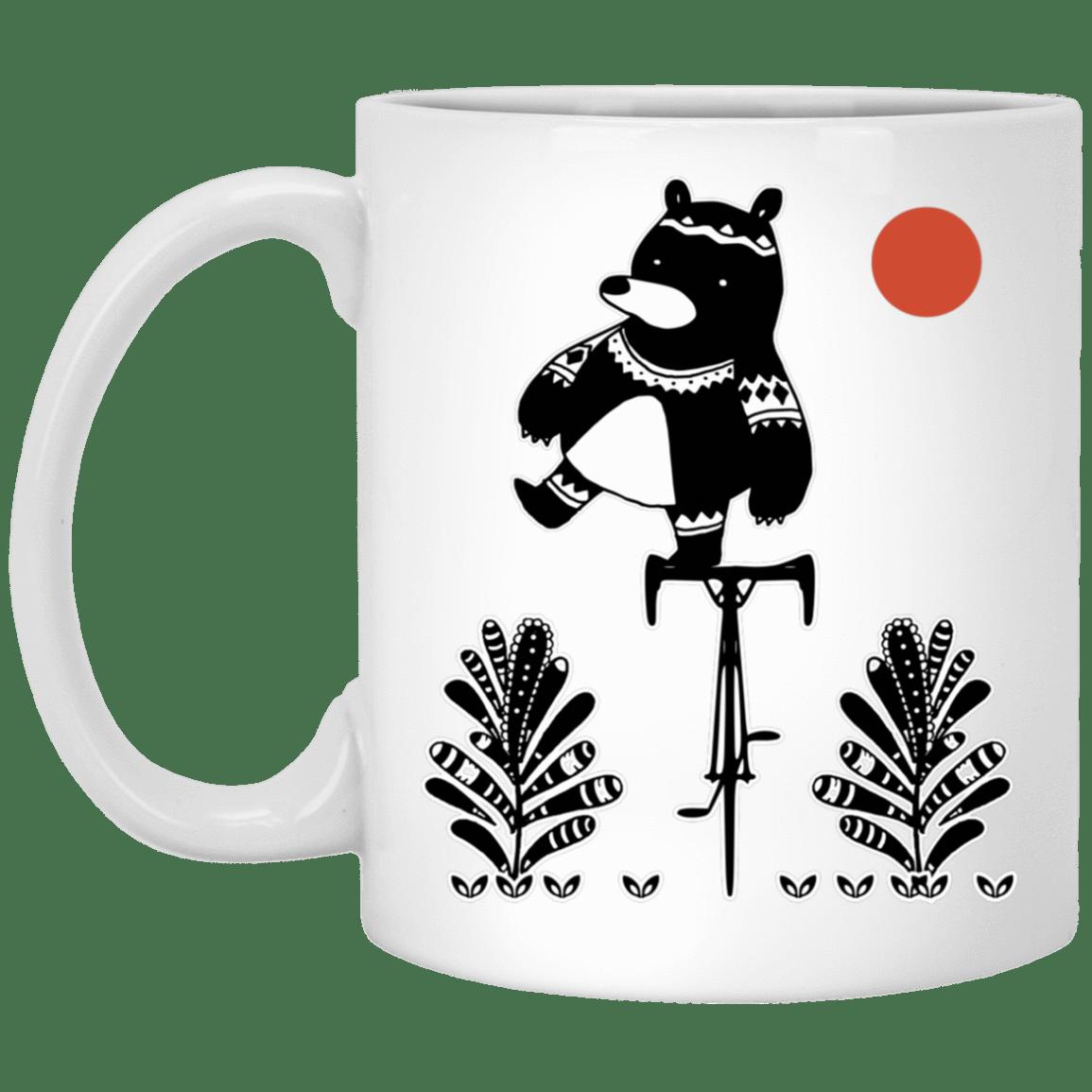 Bear On A Bike Mug Gifts for Friends, Gifts for Valentine Day, Coulpe Gifts