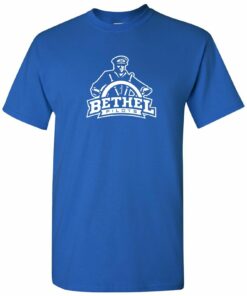 Bethel University Pilots Primary Logo Shirt Sweatshirt Pullover Hoodie Reprinted Full Color Full Size