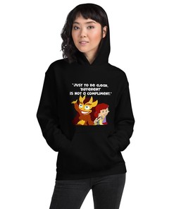 Big Mouth Anime Funny Unisex Hoodie, Gift for Her