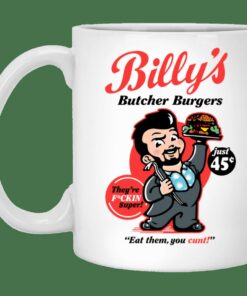 Billy Butcher Burgers Mug Gifts for Friends, Gifts for Valentine Day, Coulpe Gifts