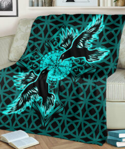 Blanket Sherpa Fleece Blanket Gifts for Viking Lovers