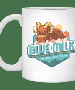 Blue Milk Mug Gifts for Friends, Gifts for Valentine Day, Coulpe Gifts