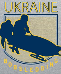 Bobsledding Ukraine - Winter Sports Games Shirt Sweatshirt Pullover Hoodie Reprinted Full Color Full Size