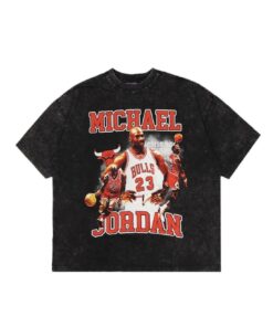 Bootleg Limited Michael Jordan Chicago Bulls Tshirt Hoodie Crewneck Sweatshirt Reprinted Full Color Full Size Gifts for NBA Fans