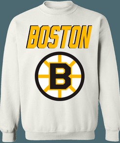 Boston Bruins 90's Retro NHL Crewneck Sweatshirt Hoodie Shirt Gifts for Fans