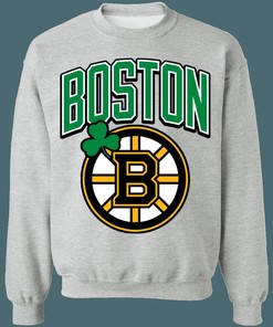 Boston Bruins Celtics Retro NHL NBA Crewneck Sweatshirt Hoodie Shirt Gifts for Fans