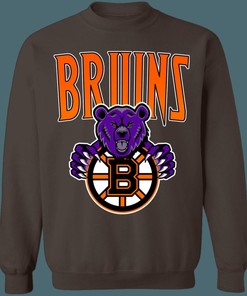 Boston Bruins HALLOWEEN Retro NHL Crewneck Sweatshirt Hoodie Shirt Gifts for Fans