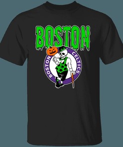 Boston Celtics HALLOWEEN Retro MLB T-Shirt Sweatshirt Hoodie Gifts for Fans