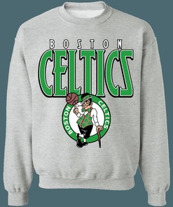 Boston Celtics Retro NBA Crewneck Sweatshirt Hoodie Shirt Gifts for Fans