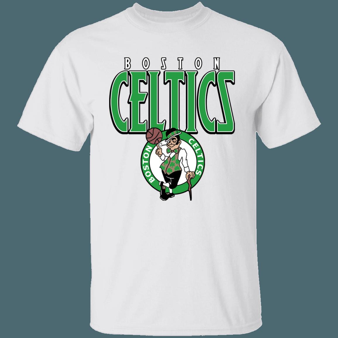 Boston Celtics Retro NBA T-Shirt Sweatshirt Hoodie Gifts for Fans - Image 2