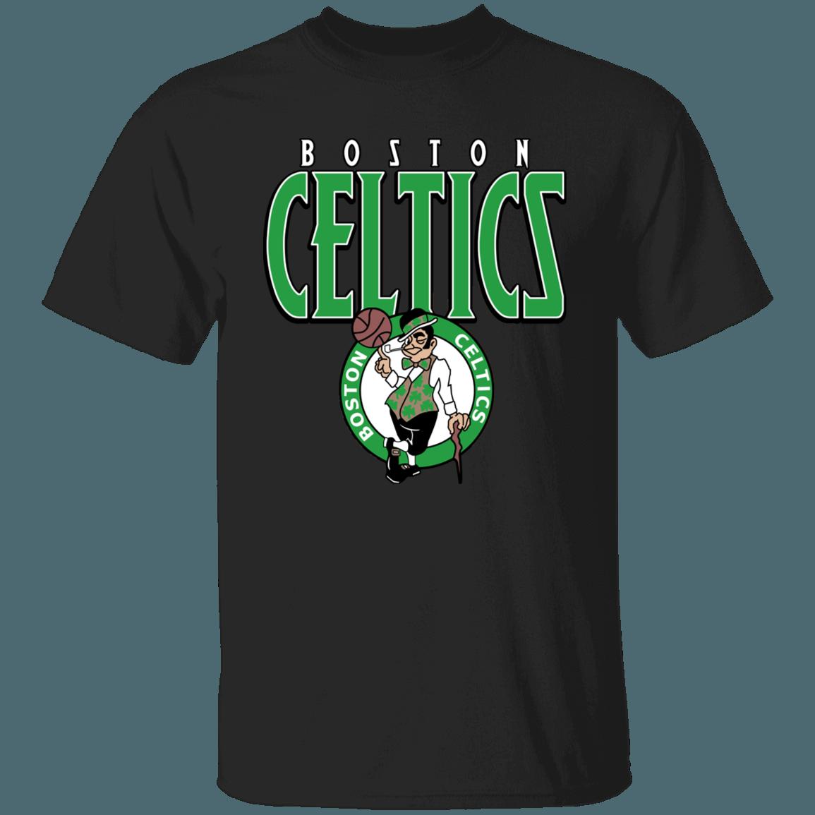 Boston Celtics Retro NBA T-Shirt Sweatshirt Hoodie Gifts for Fans - Image 3