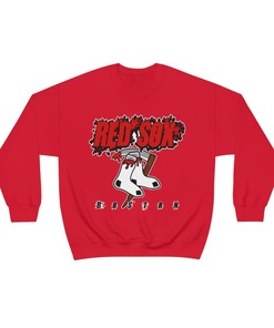 Boston Red Sox HALLOWEEN Retro MLB Crewneck Sweatshirt Hoodie Shirt Gifts for Fans