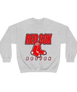Boston Red Sox Vintage 90's MLB Crewneck Sweatshirt Hoodie Shirt Gifts for Fans