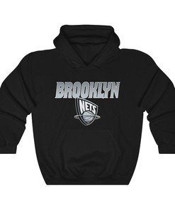 Brooklyn X New Jersey Nets Vintage 90's NBA Hoodie Sweatshirt Hoodie Shirt Gifts for Fans Shirt Gifts for Fans