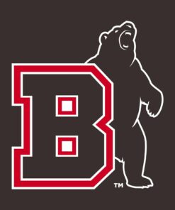 Brown University Bears Primary Logo Shirt Sweatshirt Pullover Hoodie Reprinted Full Color Full Size