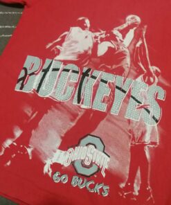 Buckeys Ohio State X Vintage X Oneita Tshirt Pullover Hoodie Crewneck Sweatshirt Reprinted Full Color Full Size Gifts for NBA Fans