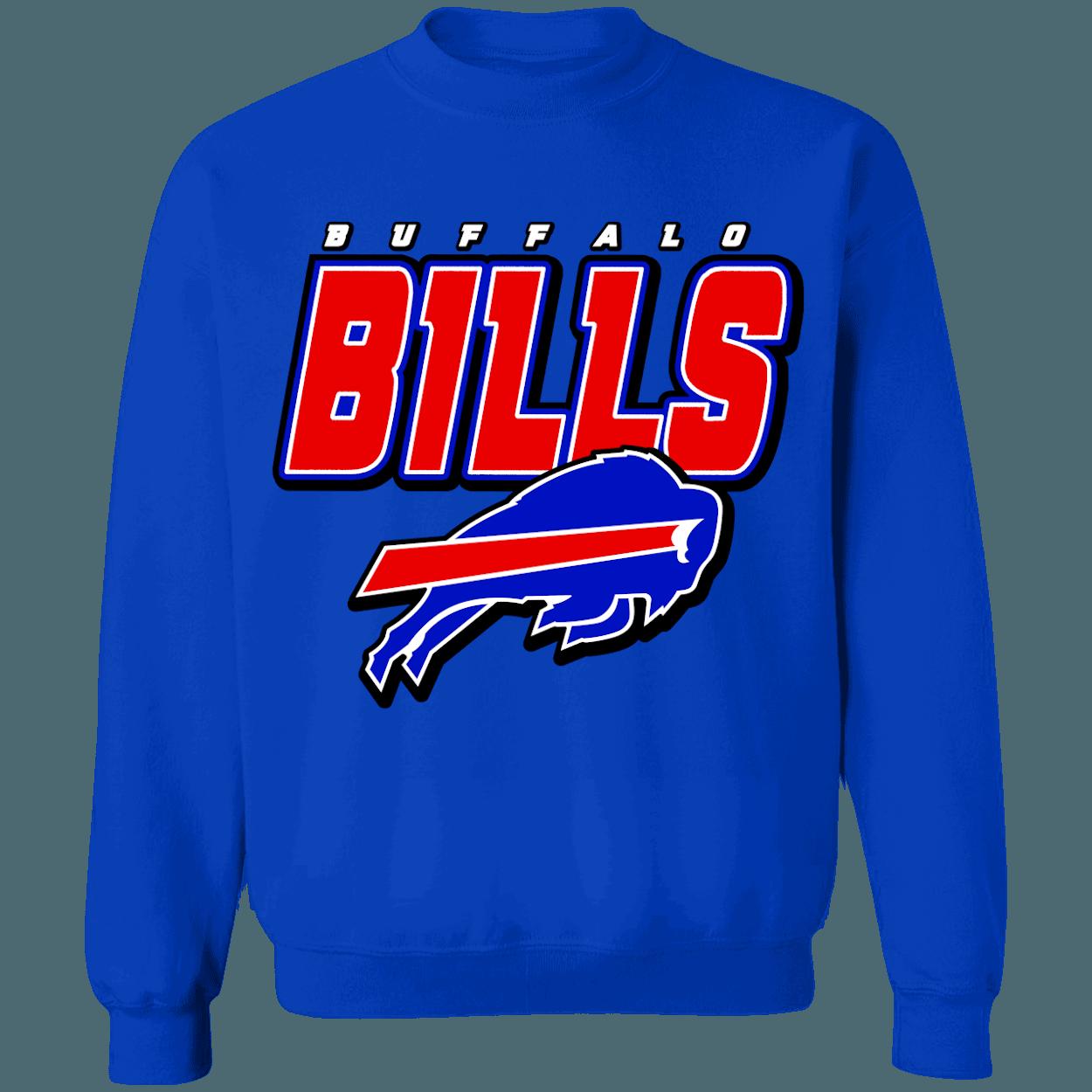 Buffalo Bills 90's NFL Crewneck Sweatshirt Hoodie Shirt Gifts for Fans