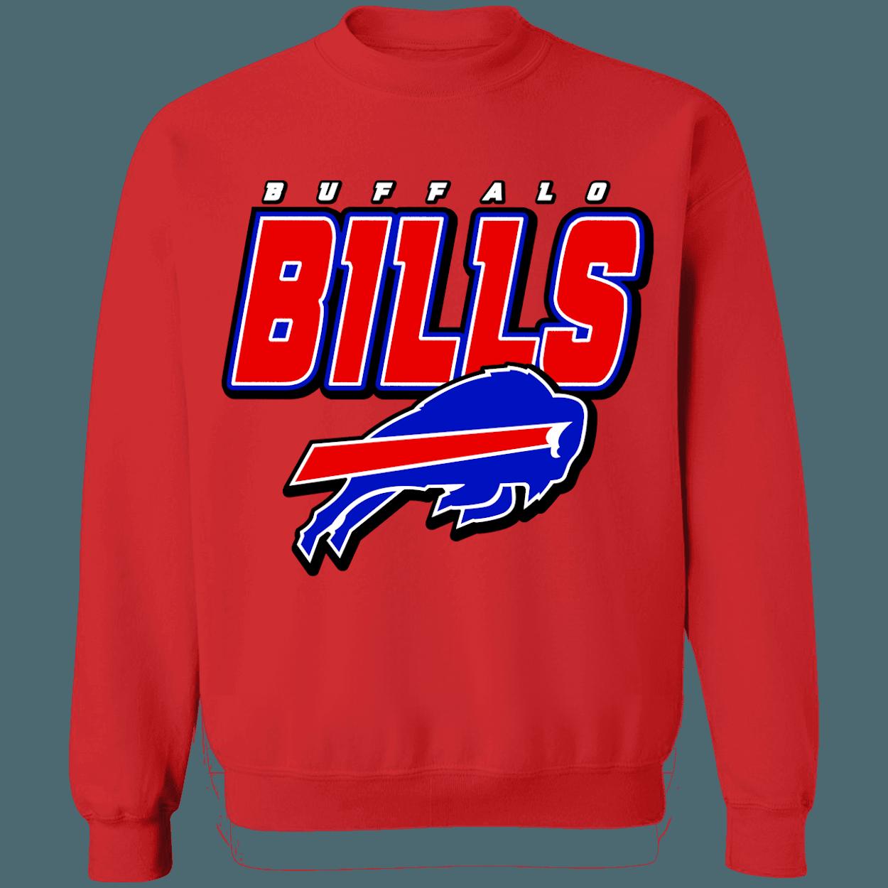 Buffalo Bills 90's NFL Crewneck Sweatshirt Hoodie Shirt Gifts for Fans - Image 4