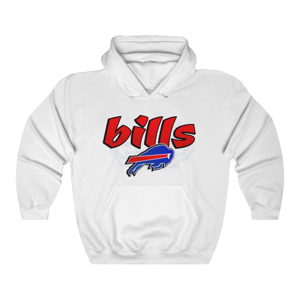 Buffalo Bills 90's Vintage NFL Hoodie Sweatshirt Shirt Gifts for Fans Sweatshirt - Image 2