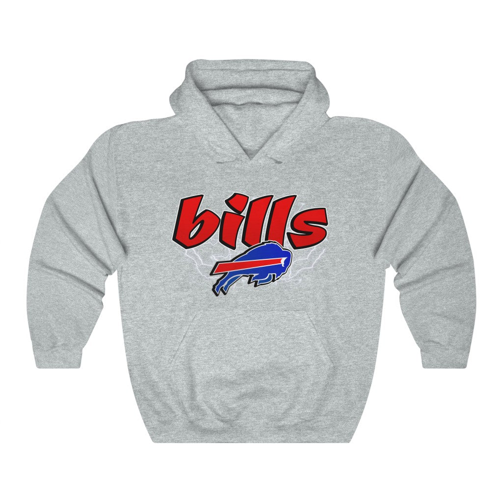 Buffalo Bills 90's Vintage NFL Hoodie Sweatshirt Shirt Gifts for Fans Sweatshirt - Image 4