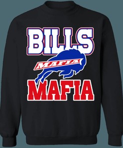 Buffalo Bills BILLS MAFIA Retro NFL Crewneck Sweatshirt Hoodie Shirt Gifts for Fans