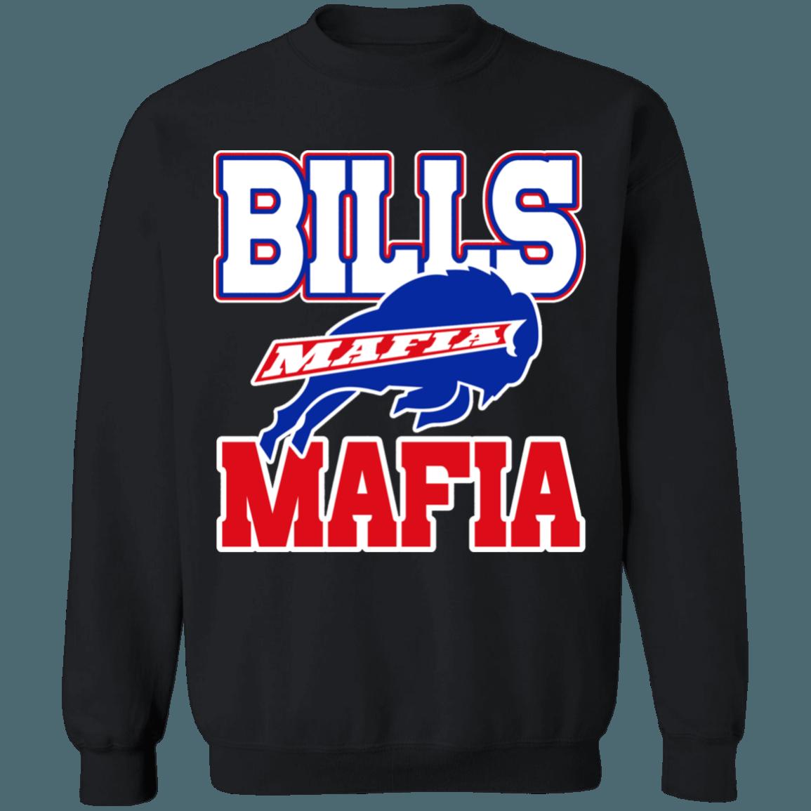 Buffalo Bills BILLS MAFIA Retro NFL Crewneck Sweatshirt Hoodie Shirt Gifts for Fans